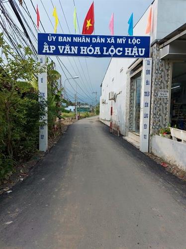 Bán đất thổ cư Đường Ấp văn Hóa Lộc Hậu , Cần Giuộc , LA