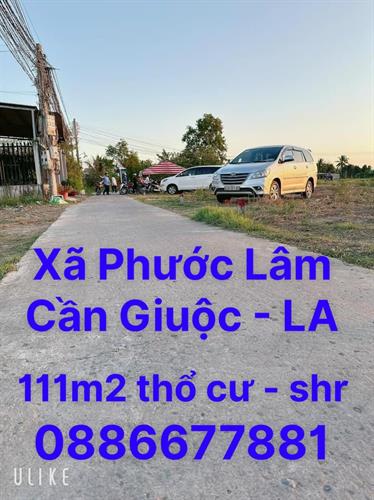 Bán đất thổ cư Huyện Cần Giuộc 